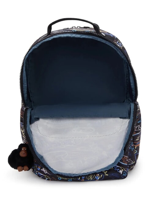 SEOUL LAP Rucsac cu buzunar pentru laptop de 15". patinaj neon - Rucsacuri pentru școală și timp liber