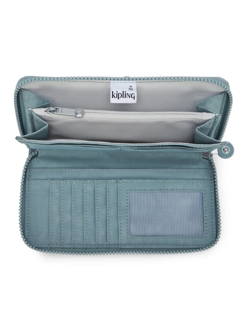 MONEY WORLD Portofel cu fermoar gri relaxat - Portofele femei