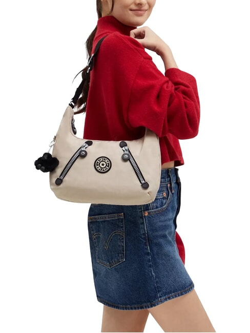 NIKKI KIP Geantă de umăr &icirc;napoi la moștenirea bej - Genți femei