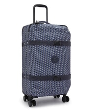 KIPLING SPONTANEOUS M Cărucior mediu Albastru 3D K - Trolere semirigide - 3