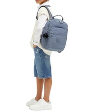 KIPLING SEOUL S Rucsac pentru laptop de 13". piatră albastră - Genți femei - 2