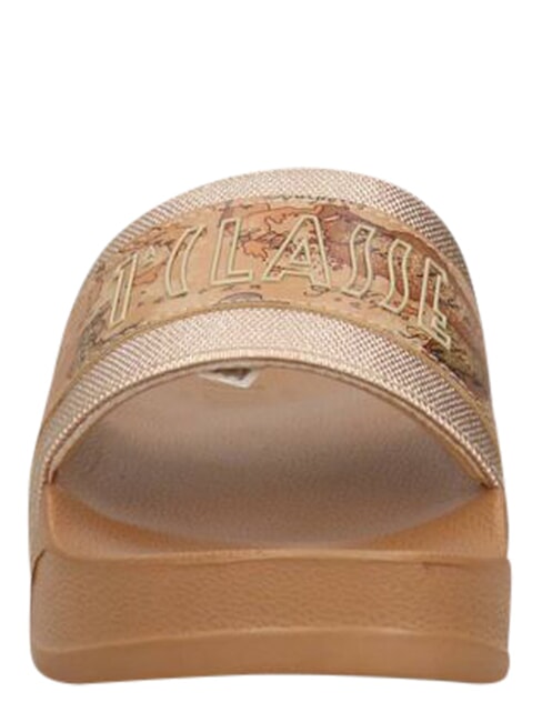 GEO Papuci &icirc;nalți platină/bej geo - Pantofi femei