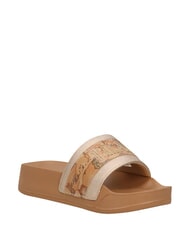 ALVIERO MARTINI PRIMA CLASSE GEO Papuci &icirc;nalți platină/bej geo - Pantofi femei - 6