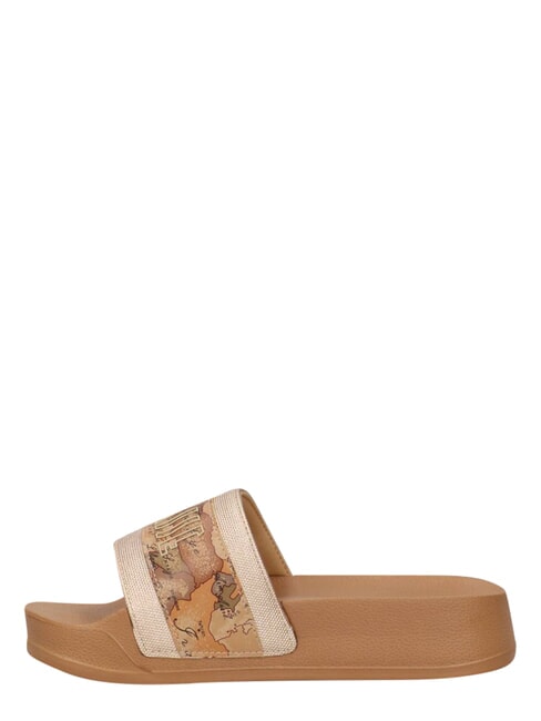 GEO Papuci &icirc;nalți platină/bej geo - Pantofi femei