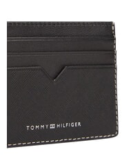 TOMMY HILFIGER TH SAFFIANO Suport card de credit, piele negru - Portofele bărbați - 4