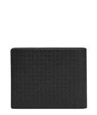 TOMMY HILFIGER TH EMBOSSED Portofel cu portcard, din piele negru - Portofele bărbați - 2