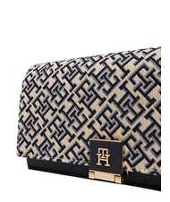 TOMMY HILFIGER TH HER Geantă mini, cu curea de umăr cu lanț mono albastru - Genți femei - 4