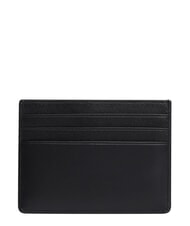 TOMMY HILFIGER TH EMBOSSED Suport card de credit, piele negru - Portofele bărbați - 2