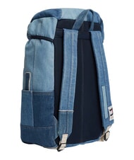 TOMMY HILFIGER TJ DENIM PATCHWORK Rucsac cu buzunare multiple, denim petic de denim - Rucsacuri pentru școală și timp liber - 3