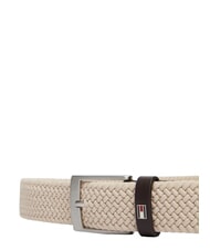 TOMMY HILFIGER ADAN Curea amestec de lapte de ovaz / pene albe - Curele - 3
