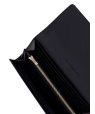 TOMMY HILFIGER TH ICON Portofel mare cu clapă negru - Portofele femei - 4