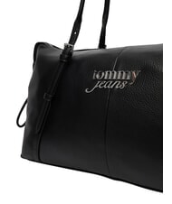 TOMMY HILFIGER TJ BOLD Geantă de umăr reglabilă, mare negru - Genți femei - 6