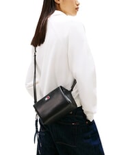 TOMMY HILFIGER TJ CITY CHARM Geantă de umăr mini negru - Genți femei - 2