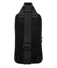 TOMMY HILFIGER TH EMBOSSED FLAG Geantă pe un singur umăr negru - Borsete de br&acirc;u - 3