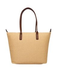 TOMMY HILFIGER POPETTE Geantă de cumpărături de umăr, XL nisip mono - Genți femei - 3