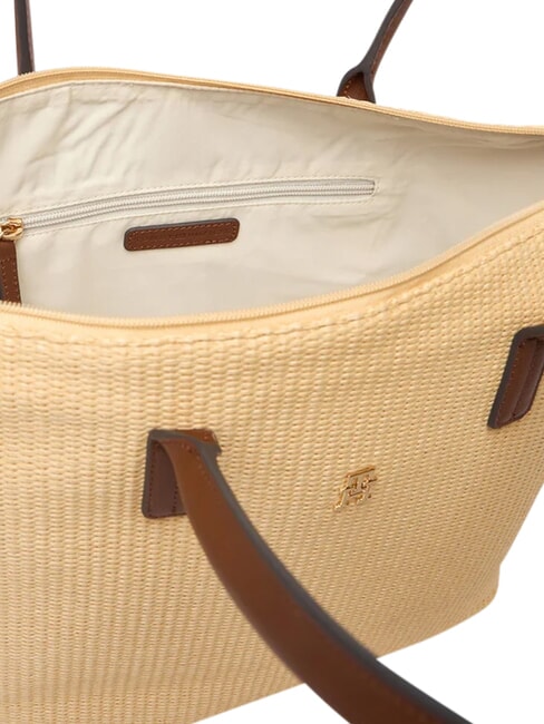 POPETTE Geantă de cumpărături de umăr, XL nisip mono - Genți femei