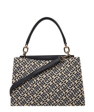 TOMMY HILFIGER TH HER Geantă de m&acirc;nă, cu curea de umăr mono albastru - Genți femei - 3