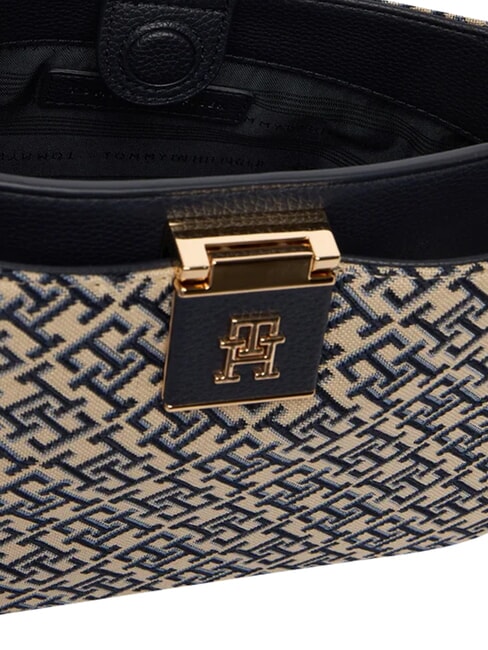 TH HER Geantă de m&acirc;nă, cu curea de umăr mono albastru - Genți femei