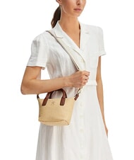 TOMMY HILFIGER POPETTE Geantă de m&acirc;nă, cu curea de umăr nisip mono - Genți femei - 2