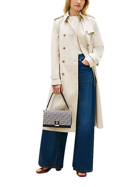 TH HER Geantă de m&acirc;nă, cu curea de umăr mono albastru - Genți femei