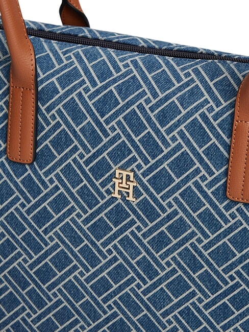 POPETTE Geantă de cumpărături de umăr, XL blugi albaștri - Genți femei