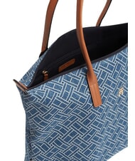 TOMMY HILFIGER POPETTE Geantă de cumpărături de umăr, XL blugi albaștri - Genți femei - 5