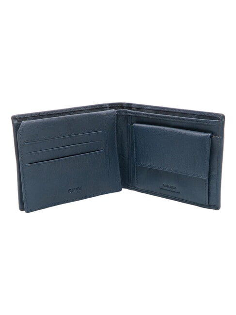 ERIK Portofel din piele, pentru bărbați albastru cerneală - Portofele bărbați