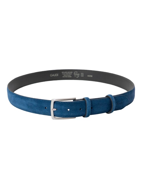 BASIC Curea de piele albastru deschis - Curele