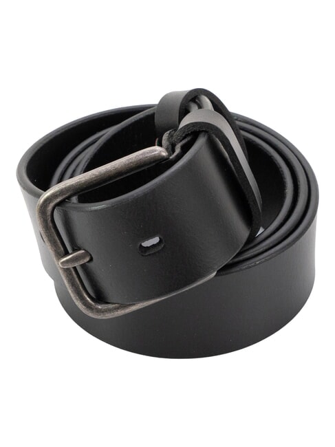 JEANSAIOLA Curea de piele BLACK - Curele