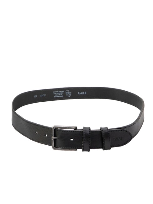 BELT Curea de piele BLACK - Curele