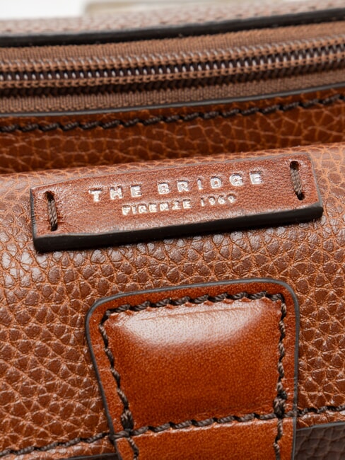 BIAGIO Borsetă din piele maro 14/ruteniu paladiu - Genți femei