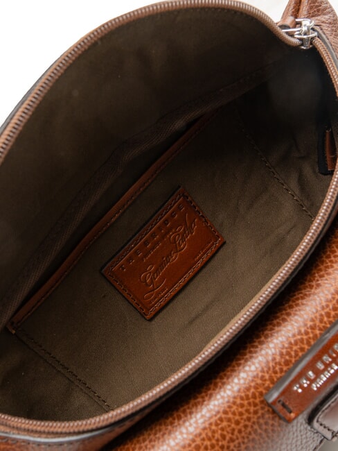 BIAGIO Borsetă din piele maro 14/ruteniu paladiu - Genți femei