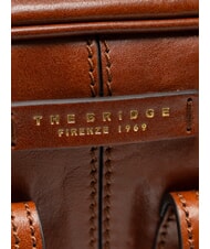 THE BRIDGE FLORA Geantă de m&acirc;nă, cu curea de umăr BROWN - Genți femei - 3