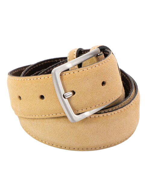 BASIC Curea de piele BEIGE - Curele
