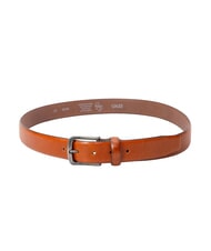 GAUD&Igrave; SANTA CROCE Curea din piele rotunjită, imprimată tutun - Curele - 2