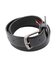GAUD&Igrave; SANTA CROCE Curea din piele rotunjită, imprimată BLACK - Curele - 3