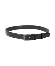 GAUD&Igrave; TEXAS Curea curbată, cu cusături BLACK - Curele - 2