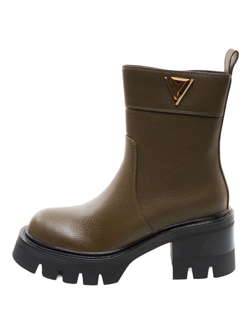 CONNIE DEER Ghete cu toc de 7 cm MILITARE - Pantofi femei