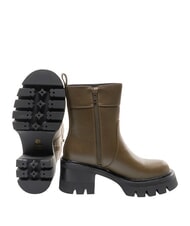 GAUD&Igrave; CONNIE DEER Ghete cu toc de 7 cm MILITARE - Pantofi femei - 2