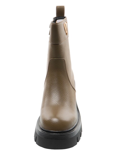 CONNIE DEER Ghete cu toc de 7 cm MILITARE - Pantofi femei