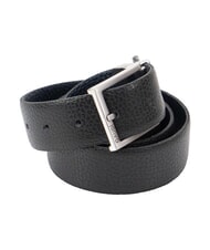 GAUD&Igrave; CERVO Curea de piele negru/albastru - Curele - 4