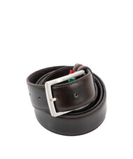 GAUD&Igrave; TEXAS Curea curbată, cu cusături maro inchis - Curele - 3