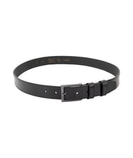 GAUD&Igrave; BRIDGE Curea din piele fabricată &icirc;n Italia BLACK - Curele - 2
