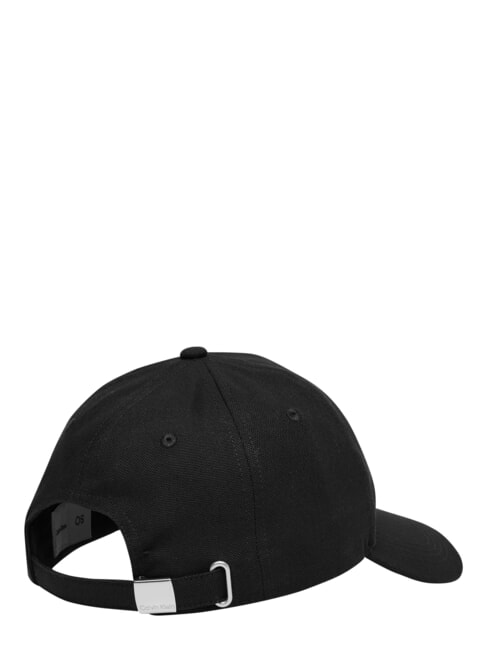 CKJ SMALL MONOGRAM Pălărie cu vizieră pe negru - Căciuli