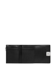 CALVIN KLEIN HARDWARE EMBLEM PEBB Portofel cu fermoar, din piele pe negru - Portofele femei - 5