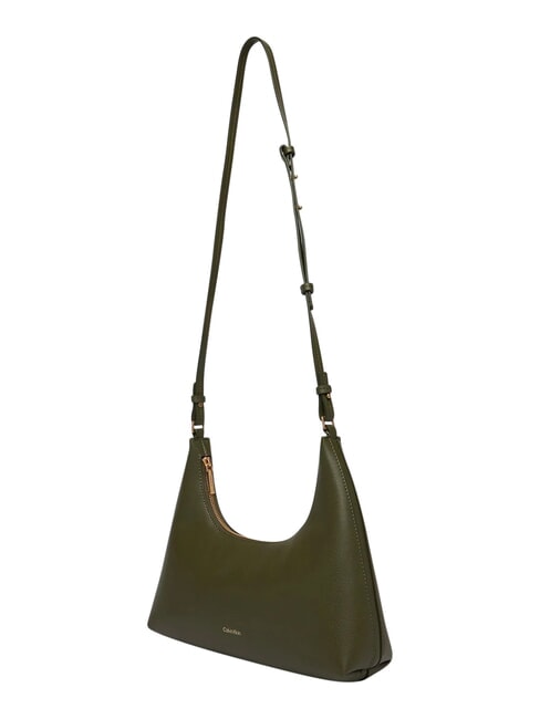 EMBOSSED LOGO Geantă de umăr, cu curea de umăr chiparos - Genți femei