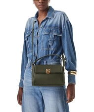 CALVIN KLEIN HARDWARE EMBLEM PEBB Geantă de m&acirc;nă, cu curea de umăr chiparos - Genți femei - 2
