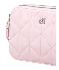 CALVIN KLEIN QUILTED EMBLEM Geantă de umăr mini roz leagăn - Genți femei - 3