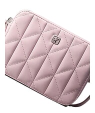 CALVIN KLEIN QUILTED EMBLEM Geantă de umăr mini roz leagăn - Genți femei - 4