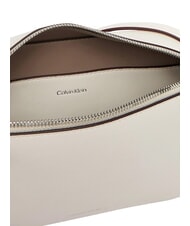 CALVIN KLEIN EMBOSSED LOGO Geantă de umăr mini alis alb - Genți femei - 5